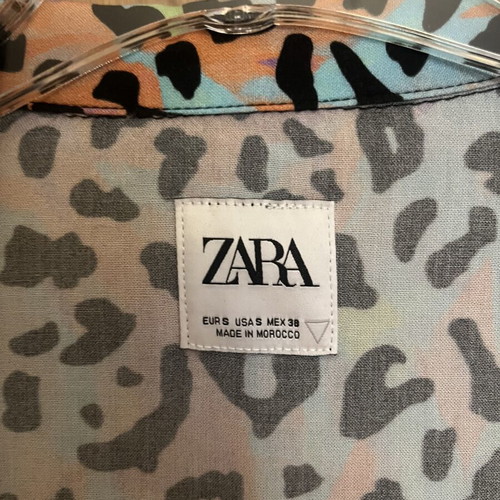 Zara unisex shirt like new, colorful, size S