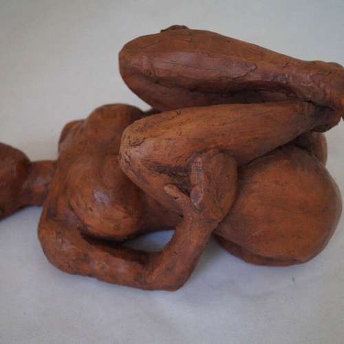 Ceramic nude figurine handmade, new, 30 cm, model 2026