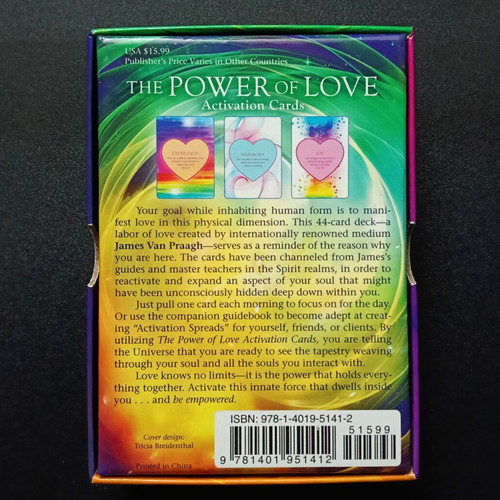 True Power of Love Activation Cards deck like new
