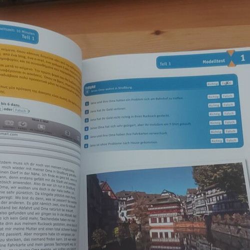 Lesetraining B1 book new, German language