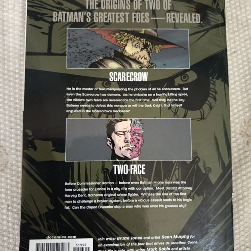 Batman Year One: Two-Face and Scarecrow DC Comics TPB 2009 English