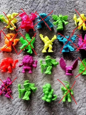 Monster in my pocket μεταχειρισμένα φιγούρες 90s