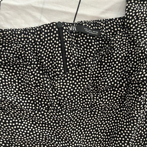 Zara mini dress like new, black and white, size L