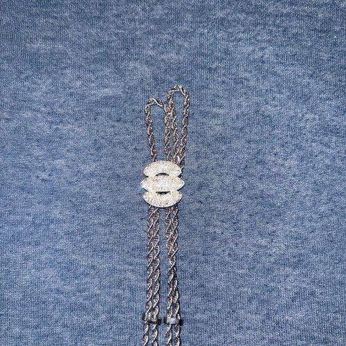 Silver shiny chain like new made of stainless steel