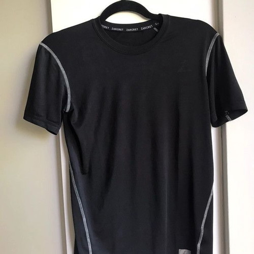 Zakcret unisex sports shirt used, size S, black