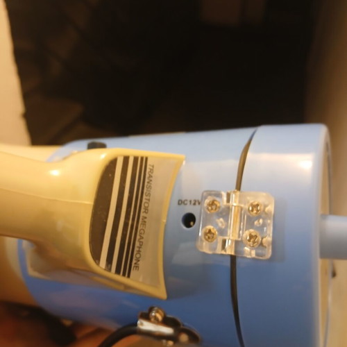 Professional grade megaphone brand new with microphone and shoulder strap