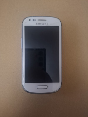 Samsung Galaxy S3 Mini used smartphone with charger, white
