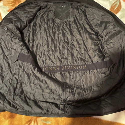 Jones leather jacket like new, black, size L