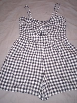 Jumpsuit Toi&Moi S-M like new, gingham print, cotton