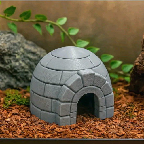 Decorative Igloo Aquarium Hideout new