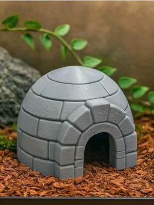 Decorative Igloo Aquarium Hideout new