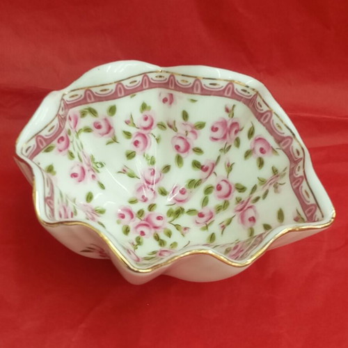 Limoges Christ vintage porcelain bowl