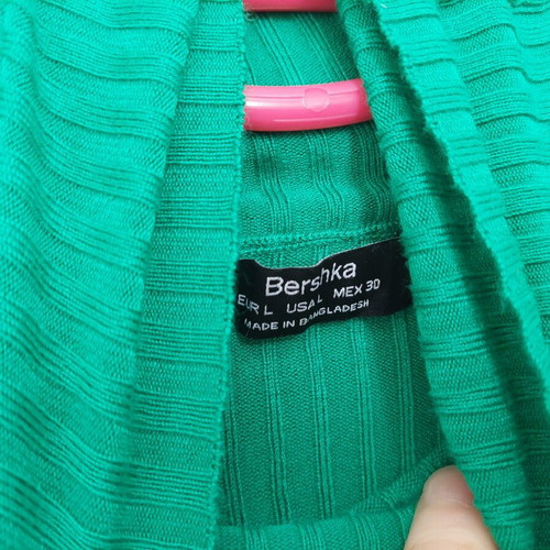 Bershka turtleneck tops like new, pack of two, gray and green, size L
