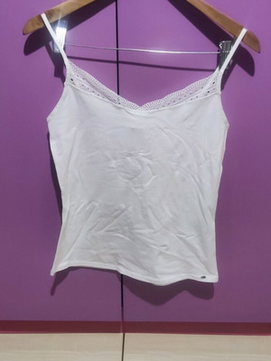 Skiny top new, size EU42 XL, white, set of 2