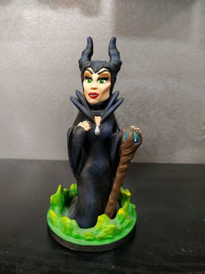 Maleficent figure 18cm 3D print new, hand painted