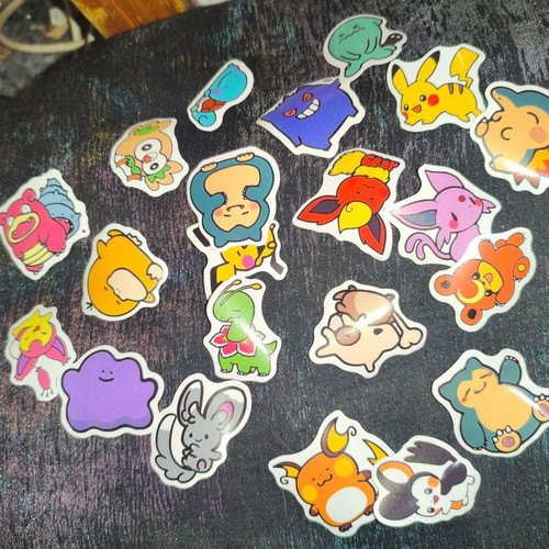 Pokémon stickers like new, pack all together