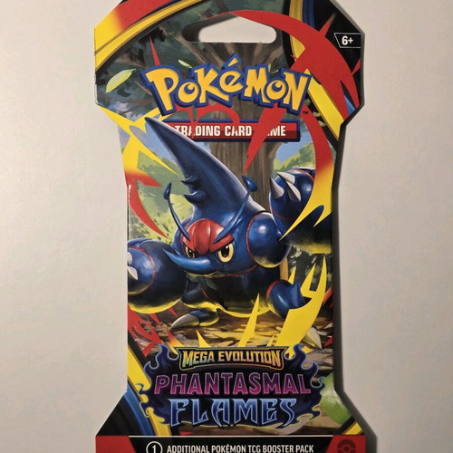 Pokémon TCG Mega Evolution Phantasmal Flames Blister Booster Pack new