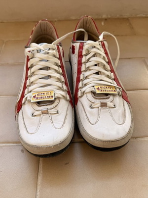 Dsquared2 men's shoes like new, gray casual style