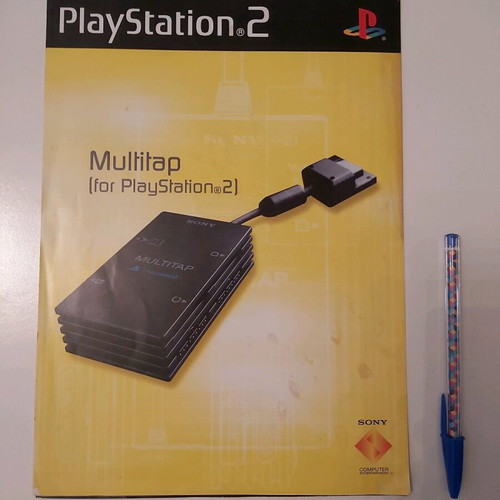 PlayStation 2 Multitap poster used, size A4