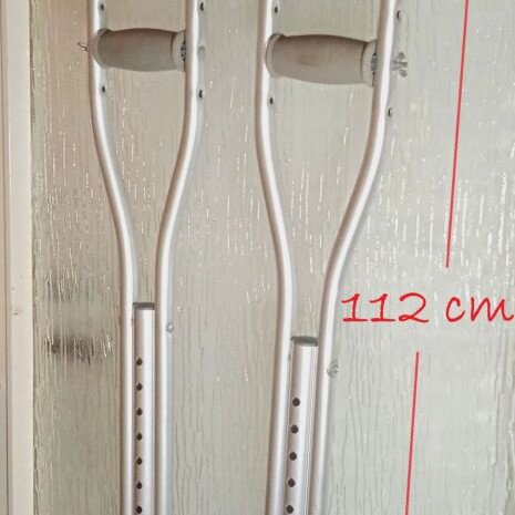 Aluminum children's crutches adjustable height like new