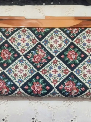 Τσάντα clutch vintage 30 cm καινούργια