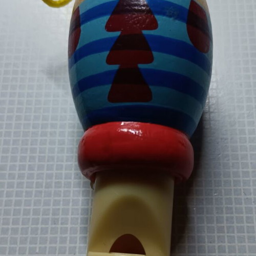 Wooden children's whistle new, large size 9 cm