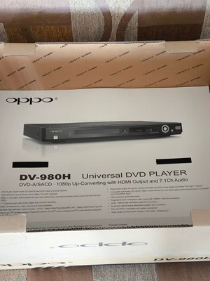Oppo DV-980H universal DVD player with SACD and 7.1 audio