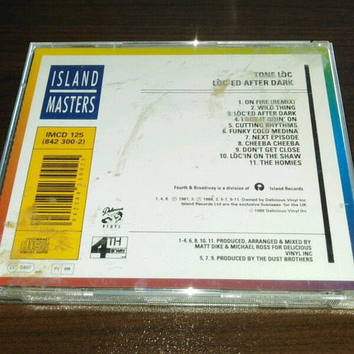 Tone Loc Loc'ed After Dark CD like new, hip-hop