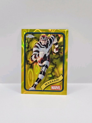 Topps Chrome Marvel Makkari Yellow Lava σαν καινούργιο