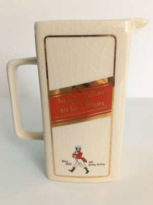 Vintage κεραμικές κανάτες Johnnie Walker & Chivas Regal μεταχειρισμένες, σετ 2