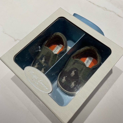 Polo Ralph Lauren baby booties like new no 17 for 3-6 months