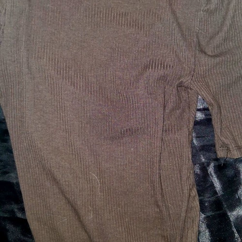 Women's short-sleeve brown bodysuit small size like new