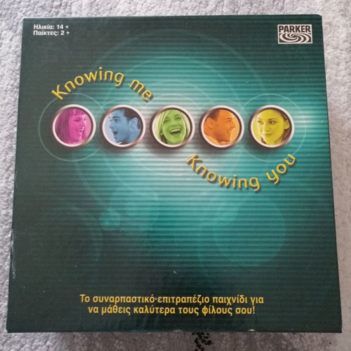 Knowing me Knowing you board game used with box wear