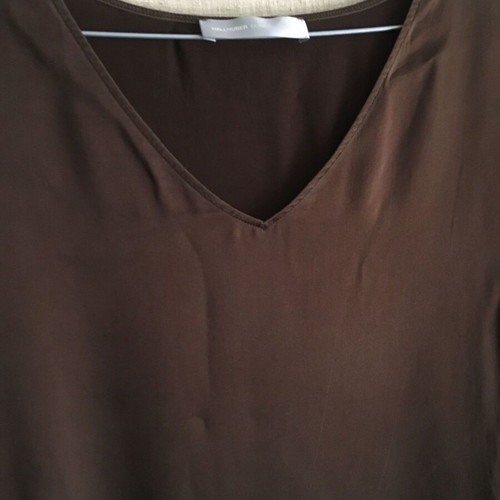 Hallhuber Donna elegant blouse like new, size L 40 12, brown