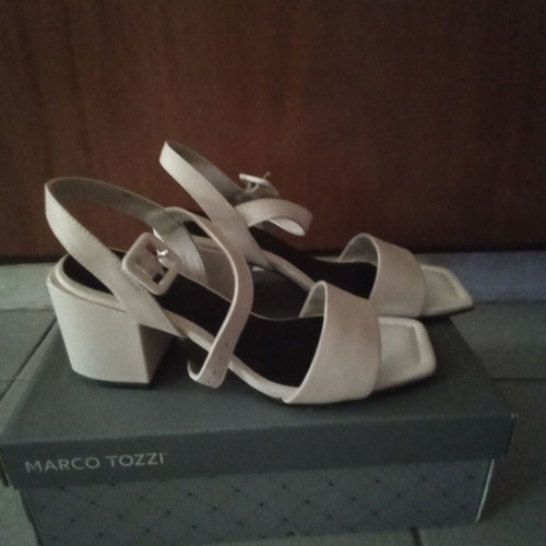 Marco Tozzi beige sandals like new, size 37