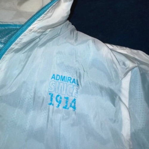 Admiral windbreaker new, size L, white and turquoise