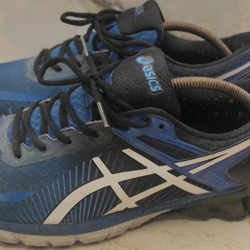 Asics Gel Kinsei 6 men's athletic shoe used, size 47, blue