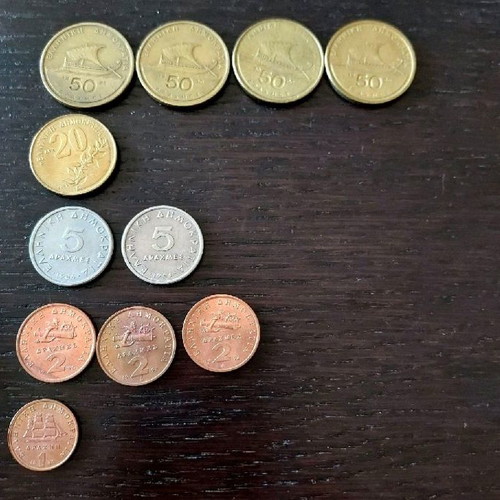 Collectible coins used, old in excellent condition