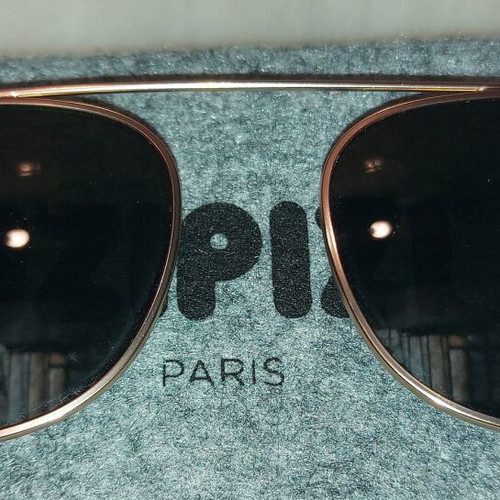 Clip On Sunglasses like new, gold color, no name