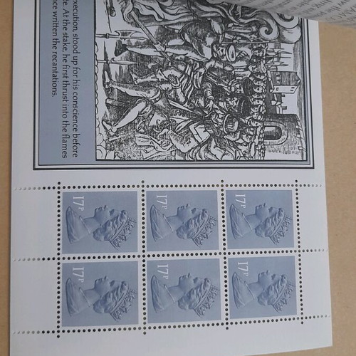 UK booklet stamps Christian Heritage new