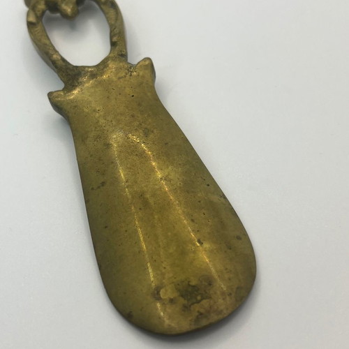 Brass shoe tongue used