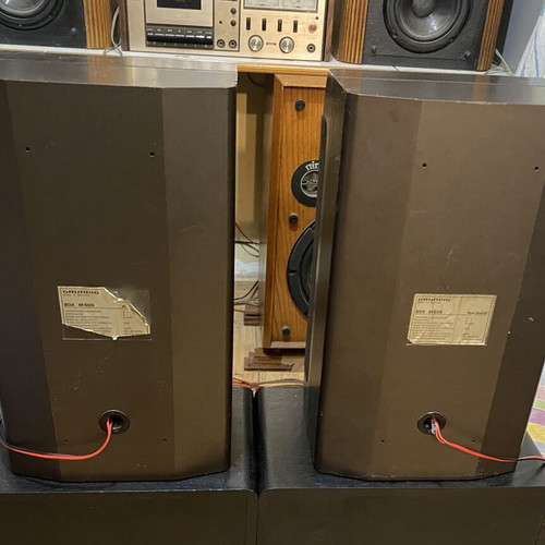 Grundig Box M600 3-way vintage speakers, made in Germany