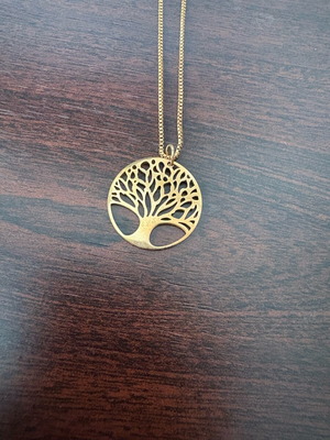 Tree of Life Necklace rose gold used