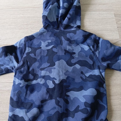 babyGap Logo Zip Hoodie with Blue Camo, 5 years