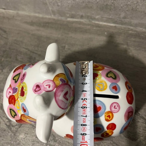 Ceramic cow piggy bank Pomme Pidou model Bella like new