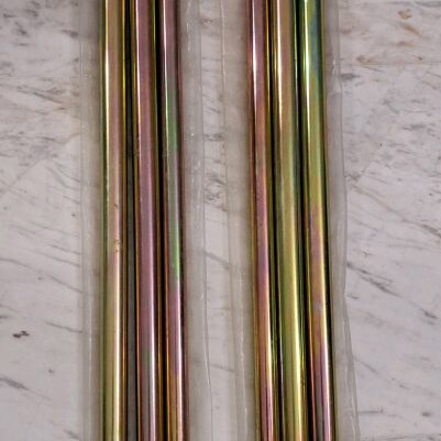 22mm telescopic tent poles like new, set of two 255cm