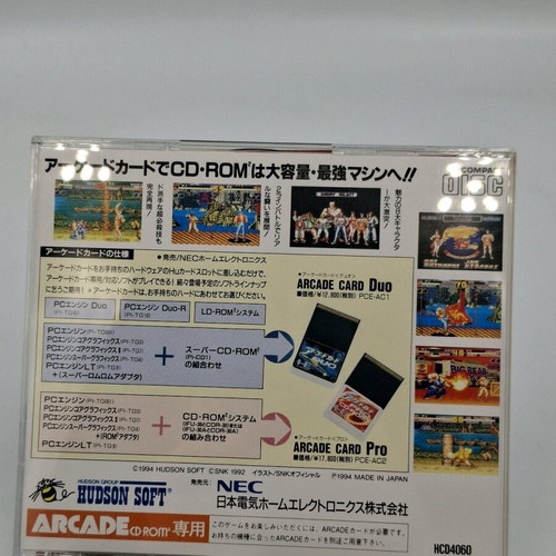 Fatal Fury 2 Pc Engine Cd-Rom used, Japan import
