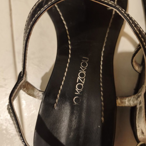 Gianna Kazakou sandals used with silver details size 39