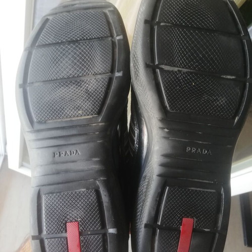 Prada America's Cup men's shoes used, size 43, black