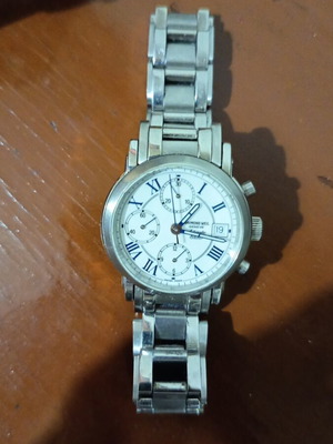 Raymond Weil Saxo wristwatch, silver, men's